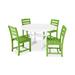 POLYWOOD 5 Piece La Casa Side Chair Dining Set