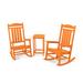 POLYWOOD Presidential 3-piece Outdoor Rocking Chair Set with Table