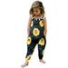 Herrnalise Toddler Baby Girls Halloween Jumpsuits Cute Strap Pumpkin Sleeveless Romper Kids Loose Overalls Outfit Clothes clearance under 5