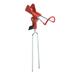 Uxcell Bank Fishing Rod Holders Fish Pole Holder Ground Support Stand 360 Degree Adjustable Red
