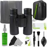 Nikon 10x42 Monarch M5 Waterproof Roof Prism Binoculars (Black) + Vivitar Professional Cleaning Kit