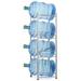 4 Tier Silver Water Cooler Jug Rack 5 Gallon Water Jug Holder Heavy Duty Storage Rack