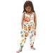 Halloween Toddler Baby Girls Jumpsuits Cute Spaghetti Straps Pumpkin Romper Kids Loose Sleeveless Overalls Outfit Clothes