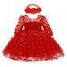 GYRATEDREAM Baby Girls Bowknot Baptism Dresses Christening Special Occasions Gown for Baby Girl 3M-3T