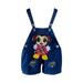 Little Boys Football Pants Toddler Cute Cartoon Jean Summer Children s Pants Baby Jumpsuit Monkey Outfit Suspenders Denim Shorts Boys And Girls Clothes Baby Boy Pants 18-24 Months