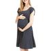 Maternity Feeding Dress Women s Pregnant Nursing Baby Maternity Joint Polka Dot Printing Outwear Dress Dress The Population Dresses for Women