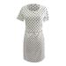 Baycosin Maternity Summer Dress Dot Round Neck Short Sleeve Lactation Women s Overlay Printed Wrap Dress