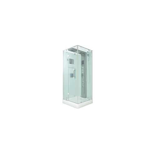 Dampfdusche Duschtempel Sauna Dusche Duschkabine D38-00L3-EC 80×80 cm mit 2K Scheiben Versiegelung