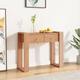 Design In - Console Table d'appoint - Meuble d'entrée 90x35x75 cm Bois de teck solide BV927203