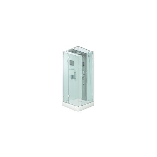 Duschkabine Komplettdusche Fertigdusche Dusche D38-00L0-EC 80×80 cm mit 2K Scheiben Versiegelung