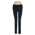 Joe's Jeans Jeggings - Mid/Reg Rise Skinny Leg Denim: Blue Bottoms - Women's Size 27 - Dark Wash