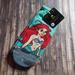 Disney Accessories | Disney's Little Mermaid No-Show Socks Size 4-10 | Color: Blue/Red | Size: Os