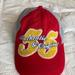 Disney Accessories | Disney Parks Authentic & Original 55 Baseball Cap Hat Vintage 928 Red Gray Euc | Color: Red/Yellow | Size: Os