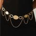 Anthropologie Accessories | Anthropologie Nwt Circle Detail Body Chain Size Xs/S. | Color: Gold | Size: Xs/S