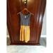 Anthropologie Dresses | Maeve By Anthropologie Womens Sz 2 Dress Lined Pockets Belted Gray/Mustard | Color: Gray | Size: 2
