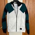 Adidas Jackets & Coats | Adidas Heavyweight Hooded Windbreaker, Mens Size Small, Turquoise, White, Black | Color: Black/White | Size: S