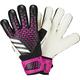 adidas Unisex Goalkeeper Gloves (Fingersave) Pred Gl MTC Fs, Black/White/Team Shock Pink, HN3340, Size 8