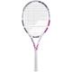 Babolat - Evo Aero Pink Strung Tennis Racket for Adults - Ideal for Progress - Power and Comfort - Aerodynamic Spin Alpha Frame - Grip 1 Pleasant Syntec Evo - French Brand - Pink