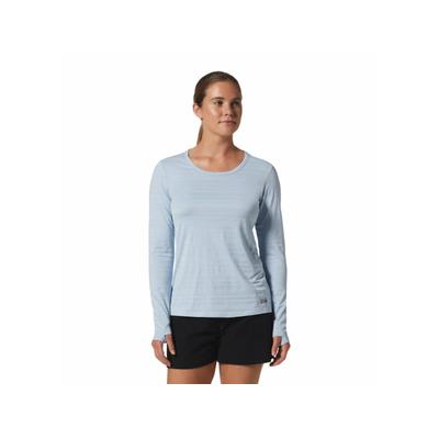 Mountain Hardwear Mighty Stripe Long Sleeve Top - Women's Arctic Ice Medium 2027941495-Arctic Ice-M