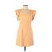 Urban Renewal Casual Dress - Mini: Orange Solid Dresses - Women's Size Medium