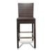 GAR Asbury Patio Bar Stool Metal/Wicker/Rattan in Brown | 44 H x 17 W x 22.5 D in | Wayfair ASBURY BARSTOOL SBRN