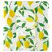 Pine Cone Hill Lovely Lemons Floral Tencel Sateen Sheet Set Tencel in Green/White/Yellow | Twin | Wayfair PC4198-T