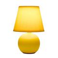 Wade Logan® Ariyanah Table Lamp Ceramic/Fabric in Yellow | 8.66 H x 5.51 W x 5.51 D in | Wayfair 376E9B23A7884279B45C12EA74CCE63D