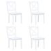 Gracie Oaks Lorryann Solid Wood Cross Back Side Chair Wood in White | 35.4 H x 17.9 W x 20.5 D in | Wayfair 849FD81EBCF24B2EBCE8239EE8405898