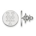 Sterling Silver MLB New York Mets Lapel Pin