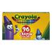 Crayola Classic Color Crayons in Flip-Top Pack with Sharpener 96 Colors (520096)