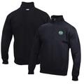 Men's Black Colorado State Rams Big Cotton Quarter-Zip Pullover Sweatshirt