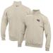 Men's Oatmeal Wake Forest Demon Deacons Big Cotton Quarter-Zip Pullover Sweatshirt