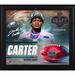 Jalen Carter Philadelphia Eagles Facsimile Signature Framed 15" x 17" 2023 NFL Draft Day Collage