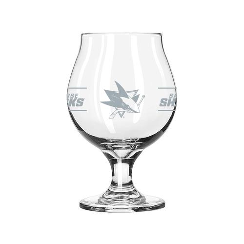 San Jose Sharks 16oz. Belgisches Glas