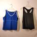 Nike Tops | Lot Of 2 - Nike Fitness Tank Tops - Women's Size Medium. Chest 20" - Length 19- | Color: Black/Blue | Size: M