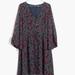 Madewell Dresses | Madewell Moonblossom Ruffle-Sleeve Dress In Winter Orchid | Color: Blue | Size: 4