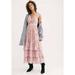 Free People Dresses | Free People Wear It Out Midi Dress Pink Size 4 New | Color: Pink | Size: 4