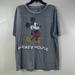 Disney Shirts | Disney Men's Short Sleeves "Mickey Mouse" Mickey Mouse Graphic T-Shirt Size Xl | Color: Gray | Size: Xl