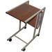 HomeRoots Modern Laptop Cart in Brown | 24.25 H x 13.5 W x 21 D in | Wayfair 606114547761