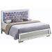 Glory Furniture Madison Queen Tufted Low Profile Standard Bed Wood & /Upholstered/Velvet in Gray | 57 H x 41 W x 79 D in | Wayfair G6600A-TB
