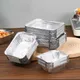 Boîte d'emballage rectangulaire en aluminium pour barbecue bol épaissi spécial cuisson commerciale