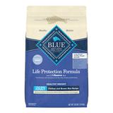 Blue Life Protection Formula Natural Adult Large Breed Healthy Weight Chicken and Brown Rice Dry Dog Food, 30 lbs., 30-lb bag
