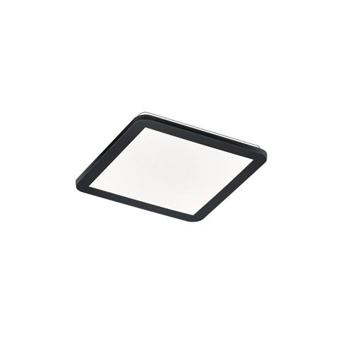 LED-Panel Quadrat schwarz 30 cm inkl. LED 3-stufig dimmbar - Lope