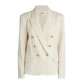 L'Agence Linen-Blend Kenzie Blazer