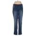 Style&Co Jeggings - Mid/Reg Rise: Blue Bottoms - Women's Size Small Petite