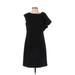 Eliza J Casual Dress - Shift: Black Solid Dresses - Women's Size 4