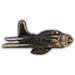 A-1 Skyraider Airplane Pin Pewter 1 1/2