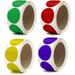 1 Round Dot Stickers Color Coding Labels Circle Dot Labels Stickers for Coloring Marking Organizing 4 Bright Colors (4 Rolls 500 Labels/Roll)