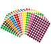 1400 Pcs Color Coding Labels Dot Removable Labels 10 Color Style Round Colored Dot Stickers Labels Colorful Coding Label Sticker