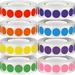 8000 PCS 1/2 Inch Round Dot Stickers Color Coding Labels Colorful Coding Label Sticker for File Classification Mark Key Points Coloring Student Classroom Office Organizing.